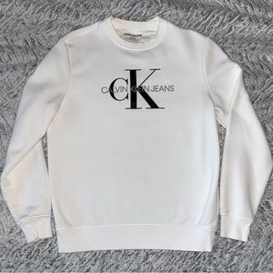 Calvin Klein Jeans White Crewneck